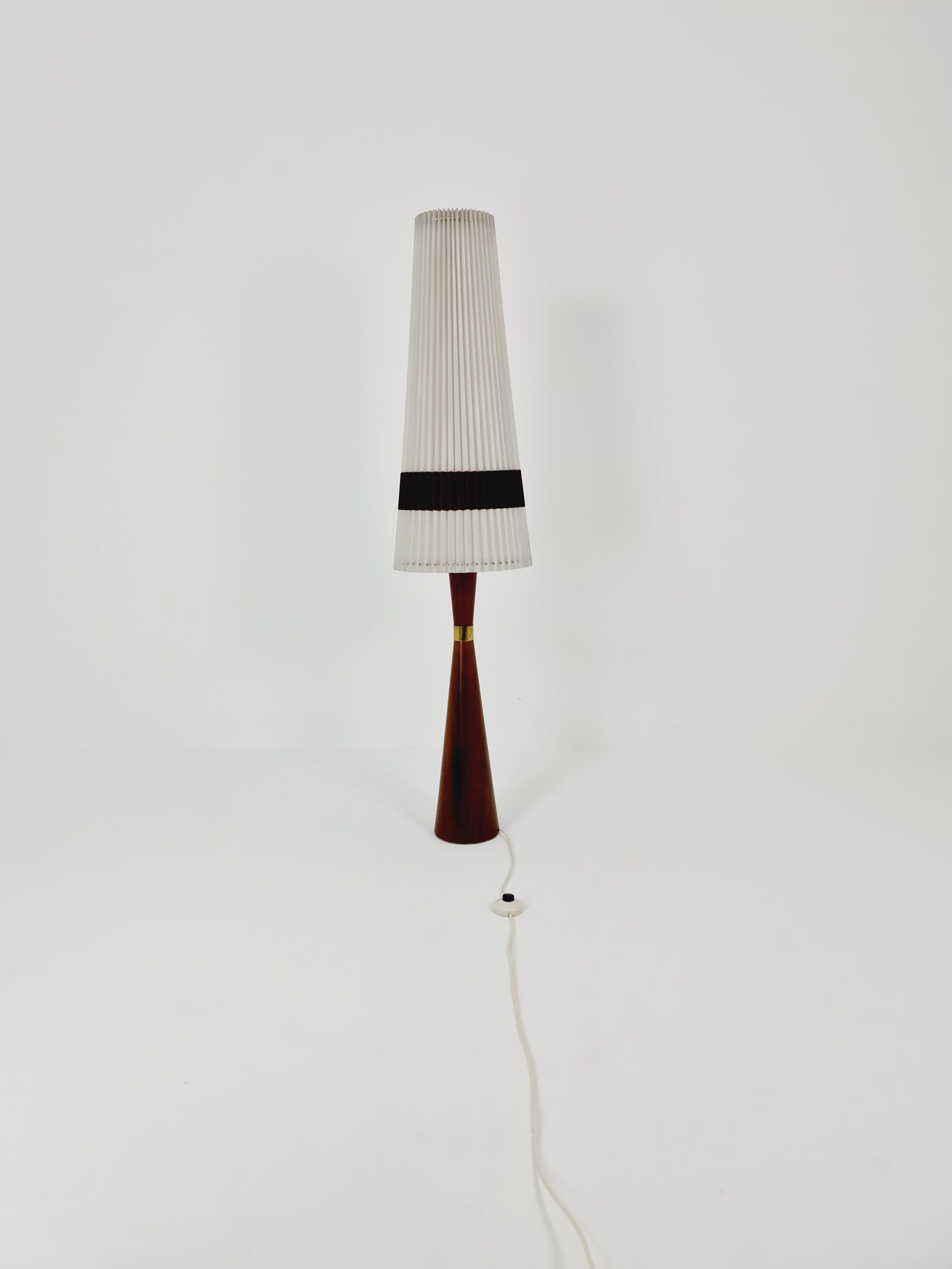 Mid century Danish teak floor lamp  from the 60s