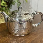 Art Nouveau silver-plated tea/coffee service, 4 pieces.