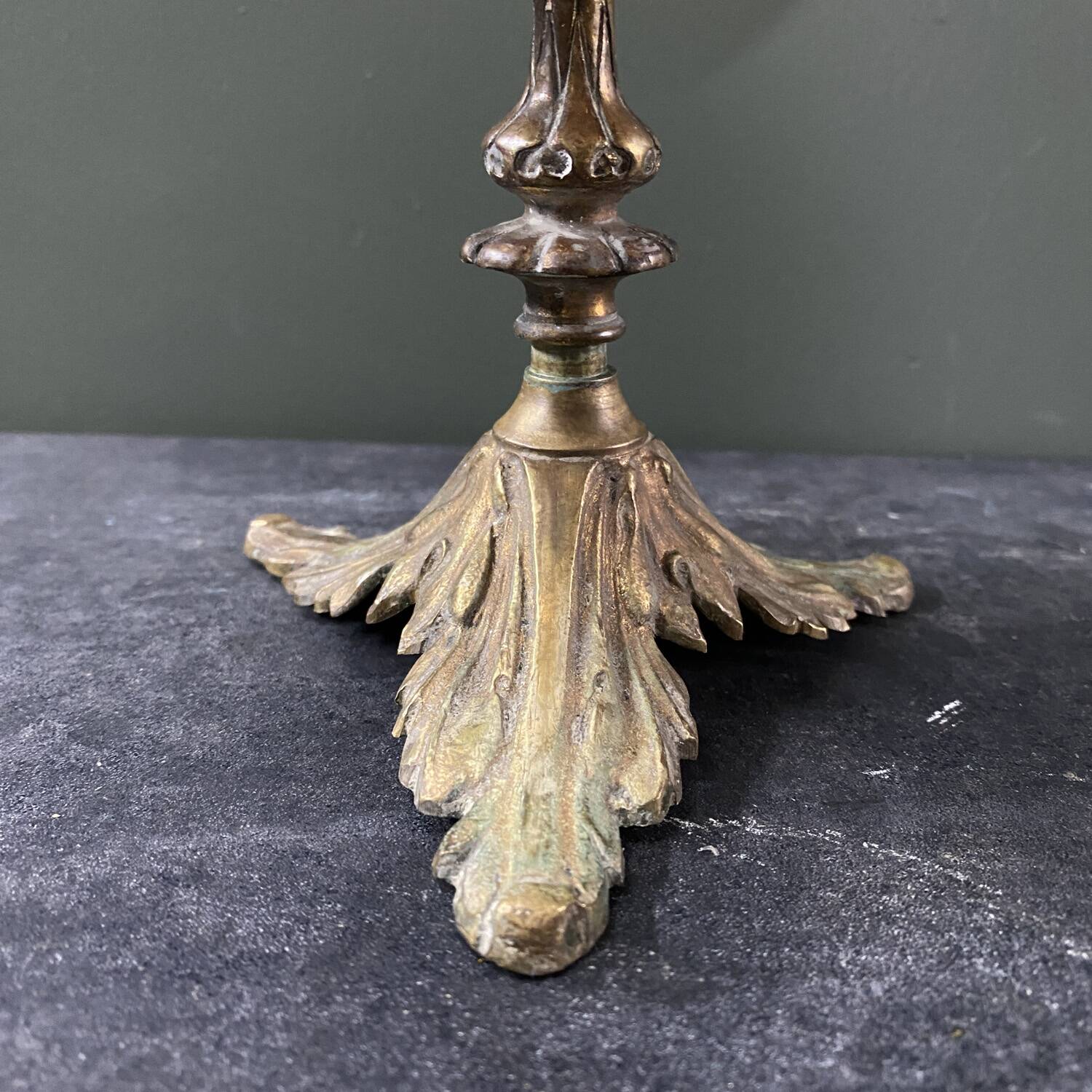 Holy water stoup shell on base