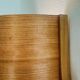 Pine Veneer Curved Layered Wall Lamp By Translandia, Denmark 1960S