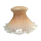 Old vintage opaline pink light orange shade