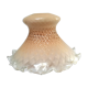 Old vintage opaline pink light orange shade