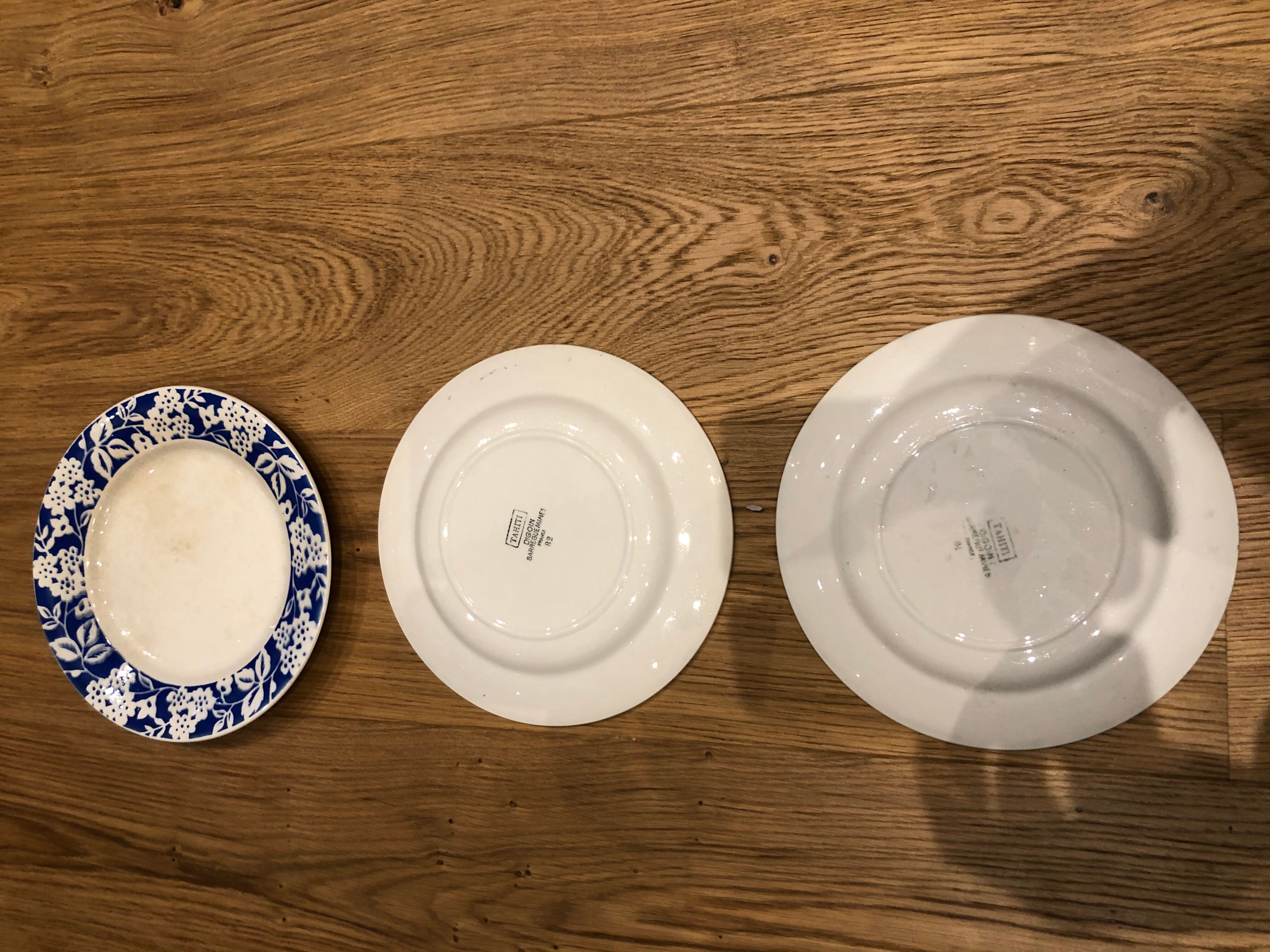 Lot of 3 digoin plates