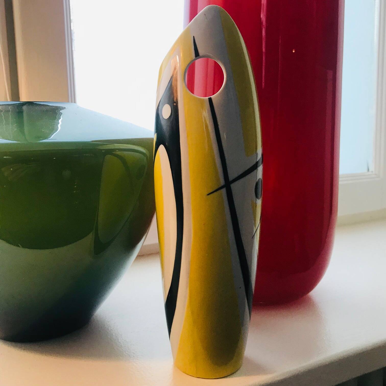 Vintage Vase • "Wasp" • János Török • Zsolnay • 1950