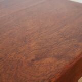 Brutalist coffee table in solid oak