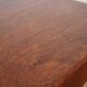 Brutalist coffee table in solid oak