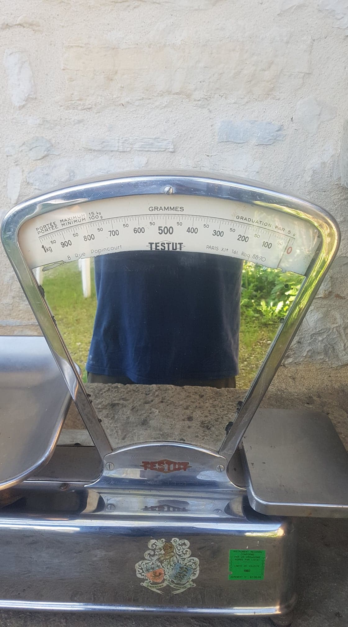 Stainless steel Testut scale