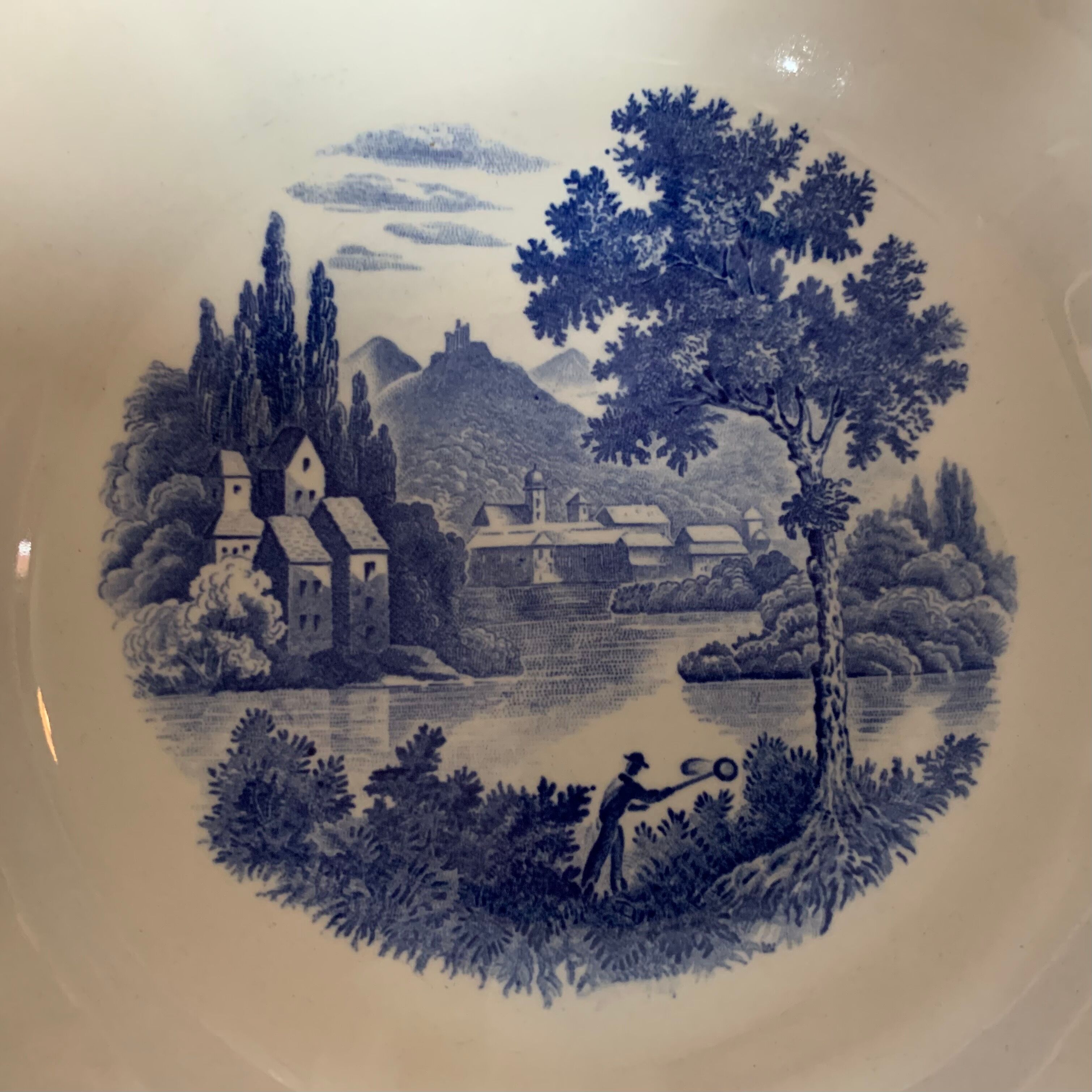 Saladier Villeroy & Boch model Burgenland blue & white