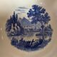 Saladier Villeroy & Boch modèle Burgenland bleu et blanc