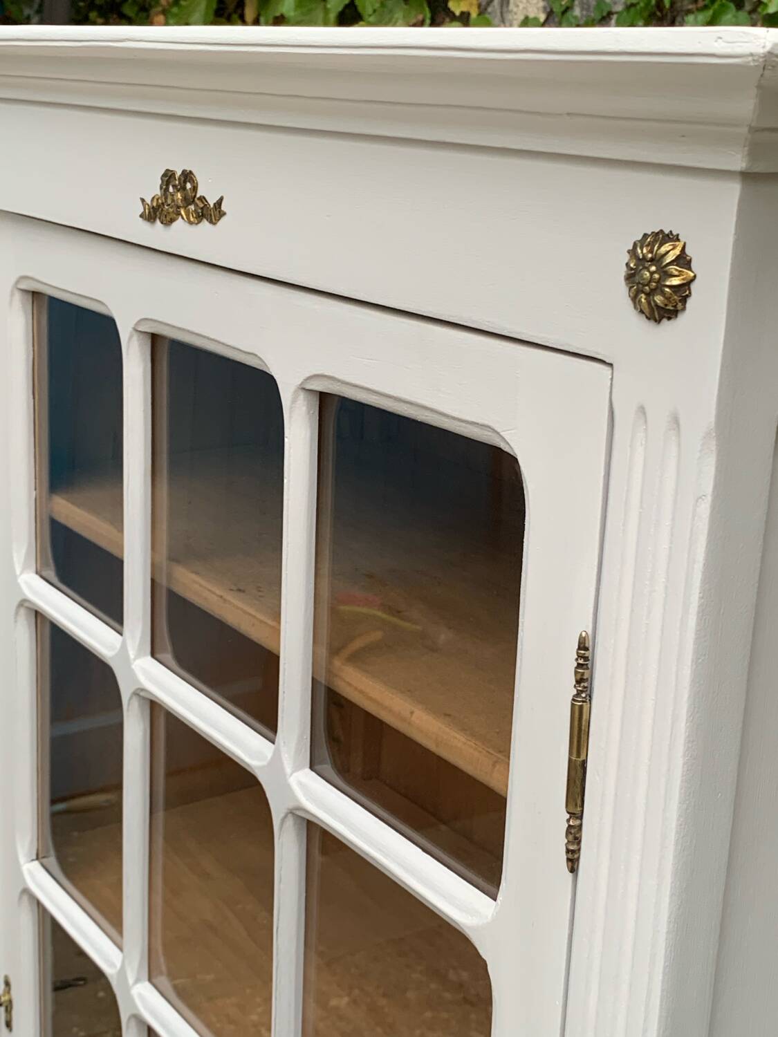 Antique Parisian glass cabinet H150