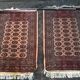 Pair of vintage carpets 112 x 68 cm