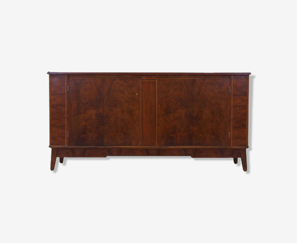 Buffet en noyer, années 60, design danois, fabriqué au Danemark