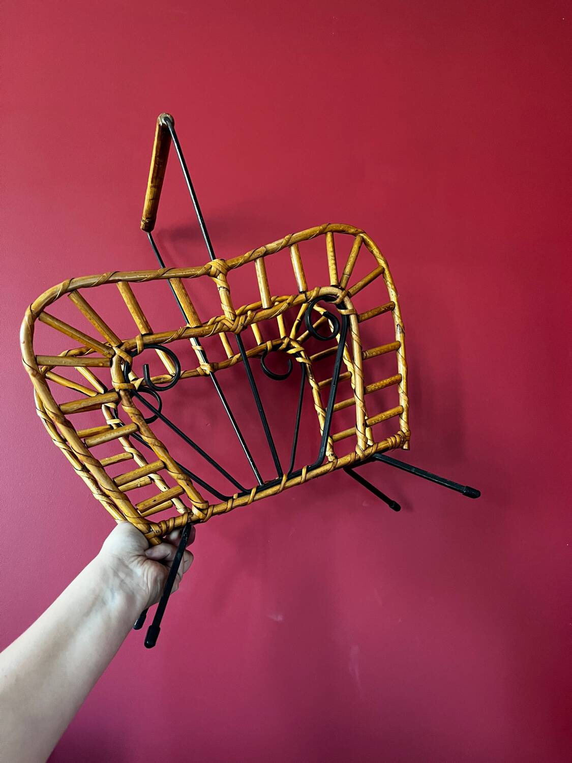 Vintage magazine rack