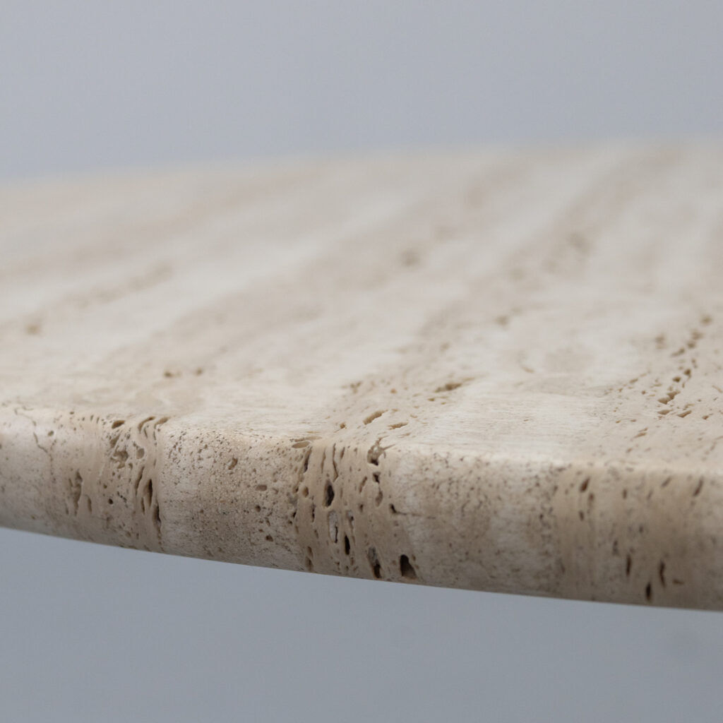 Travertin 'Finale' coffee table by Draenert 1970s
