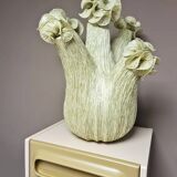 Unique silk flower table lamp sculptural light