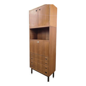 Bibliothèque/vitrine - bois
