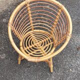 Rattan armchair for children