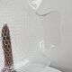 Grand Plat En Verre Transparent Forme Poisson Arcoroc France 39 x 32.5 cm