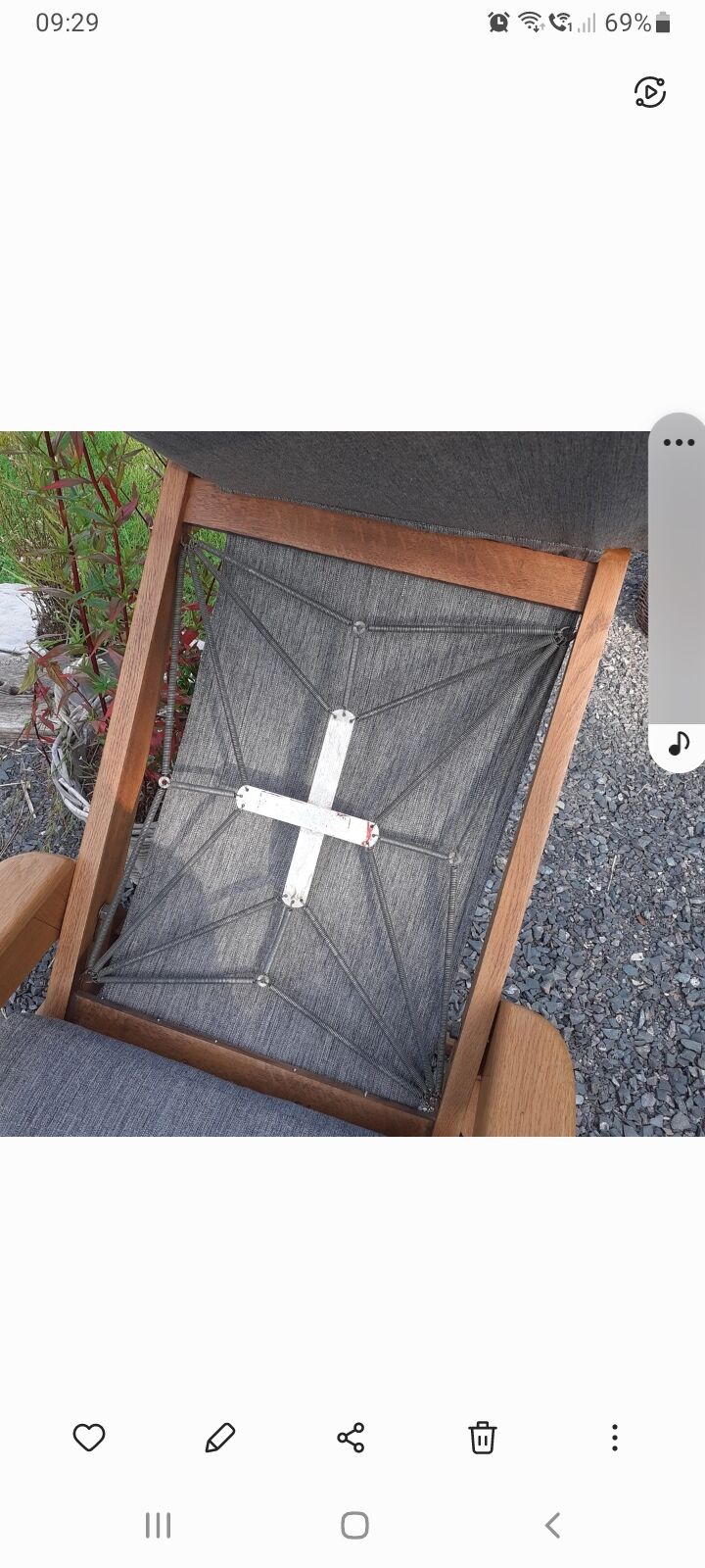 Armchair 3 positions 1950 Free Span FS 115