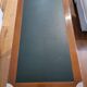 Small desk in solid wood and metal, Art Deco style