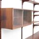 Scandinavian wall system in rosewood by Hansen & Guldborg