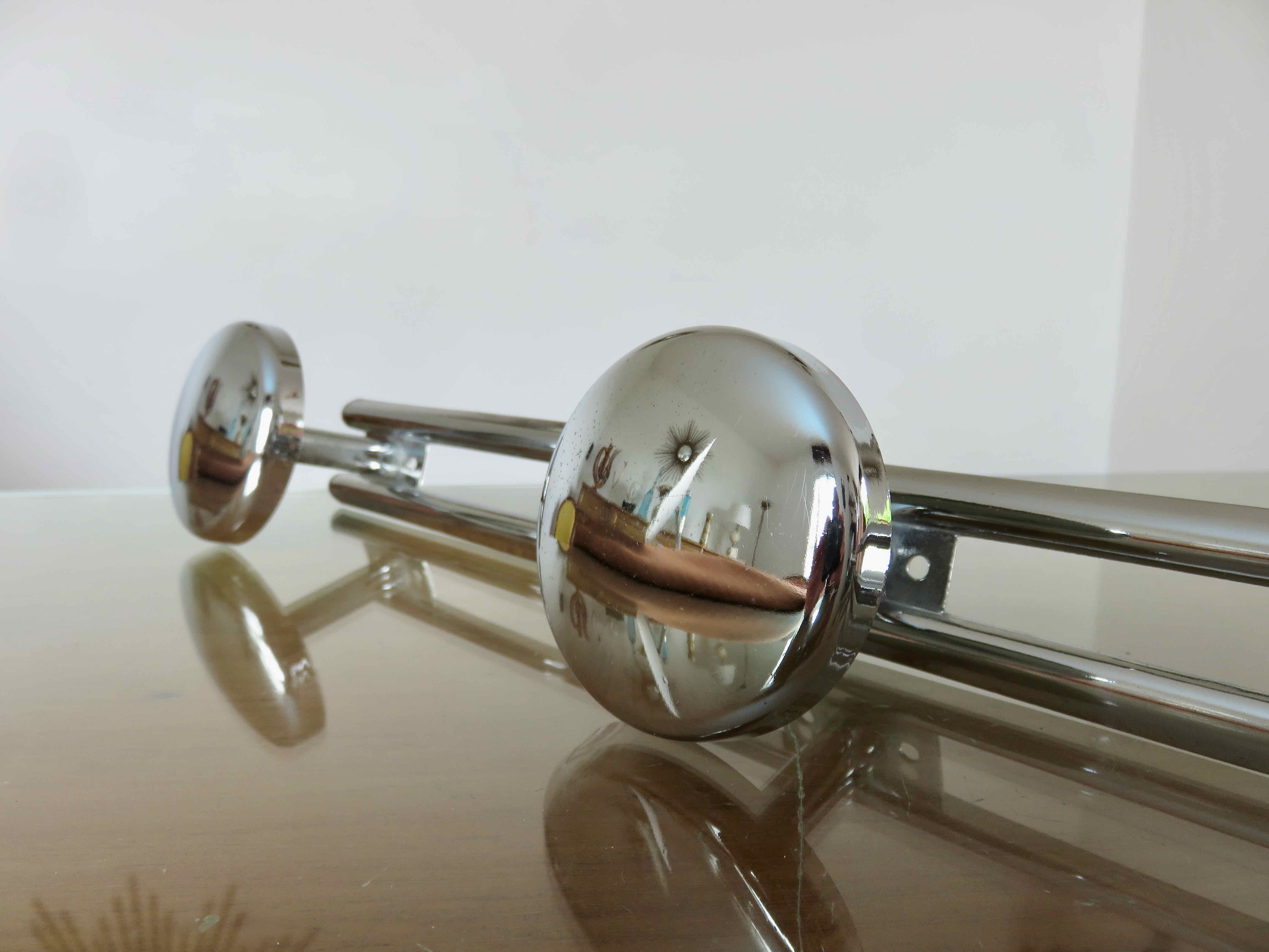 Porte manteau en métal années 70