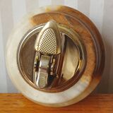 Amber Marbled Onyx Table Lighter