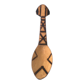 African wooden spoon
