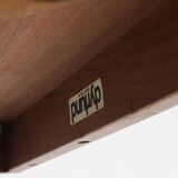 Vintage Dyrlund Danish round dining table teak