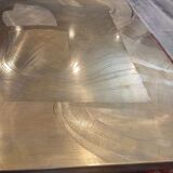 Brass coffee table engraved by Christian Krekels