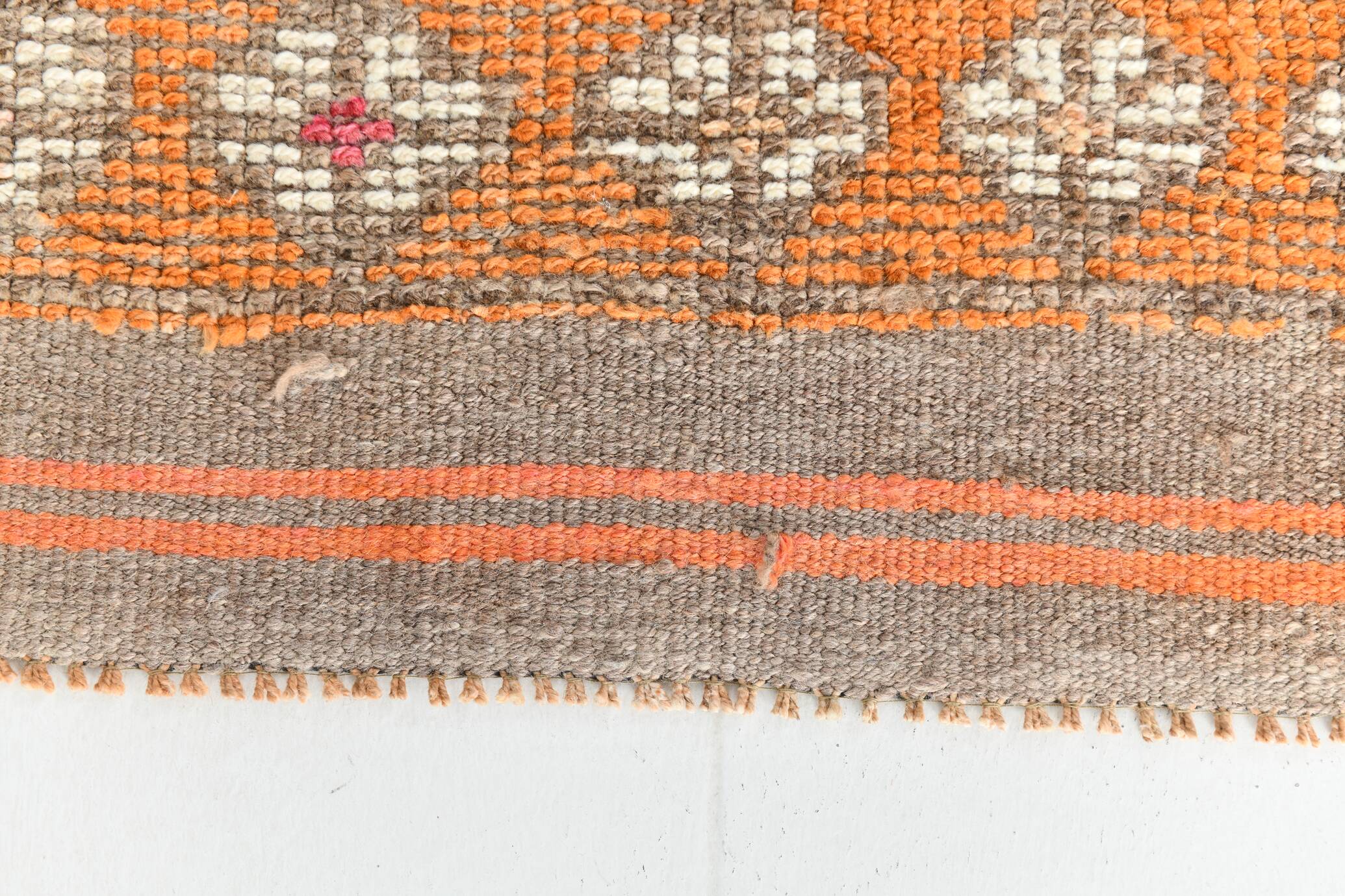 3x14 Turkish Long Vintage Runner Rug, Handmade Wool Hallway Rug, 83x429C