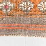 3x14 Turkish Long Vintage Runner Rug, Handmade Wool Hallway Rug, 83x429C