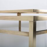 Console en laiton de Guy Lefevre, années 70