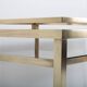Console en laiton de Guy Lefevre, années 70