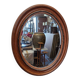Miroir classique ovale néerlandais antique, datant d'environ 1900