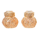 Glass Pendant Light Chandelier Ceiling Light France POP 1960 Retro Decoration 1 Pair