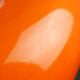 Large Space Age Model Best Pendant from Guzzini in Orange, 1970s