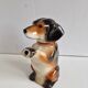 Porcelain teapot, dachshund, Germany, 1938-45