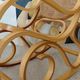 Vintage Curved Wood and Cane Rocking Chair - Thonet Style No. 1
