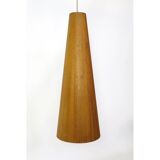 Jorgen Wolf, pine conical hanging lamp, 1960
