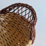 Duckling-shaped wicker basket