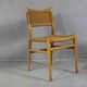 Vintage Cord Woven Chair, Denmark, 1960s