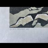 Gravure montagnarde de Sylvain Schimek