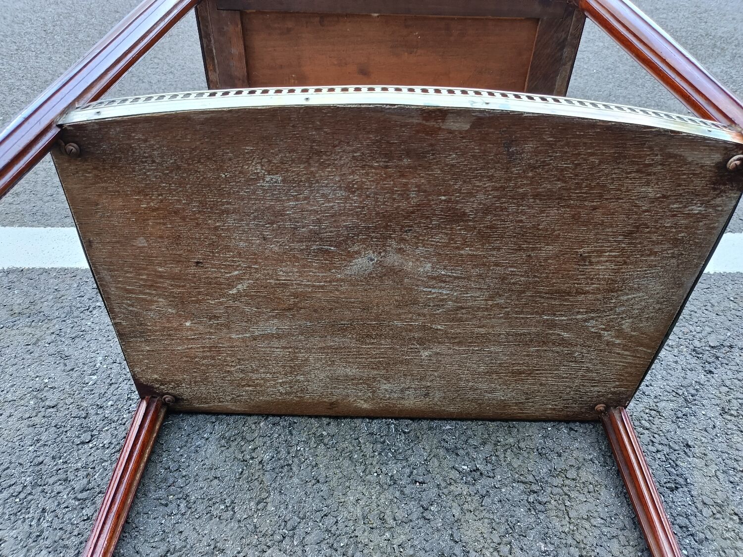 Chest of drawers style Louis XVl old marble tray