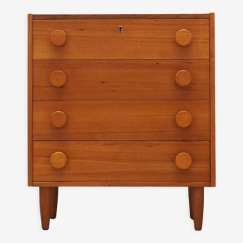 Teak chest of drawers, Danish design, 1960s, production Denmark