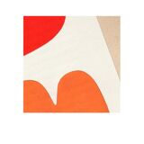 Collage on old paper - abstract composition H805 signed eawy
