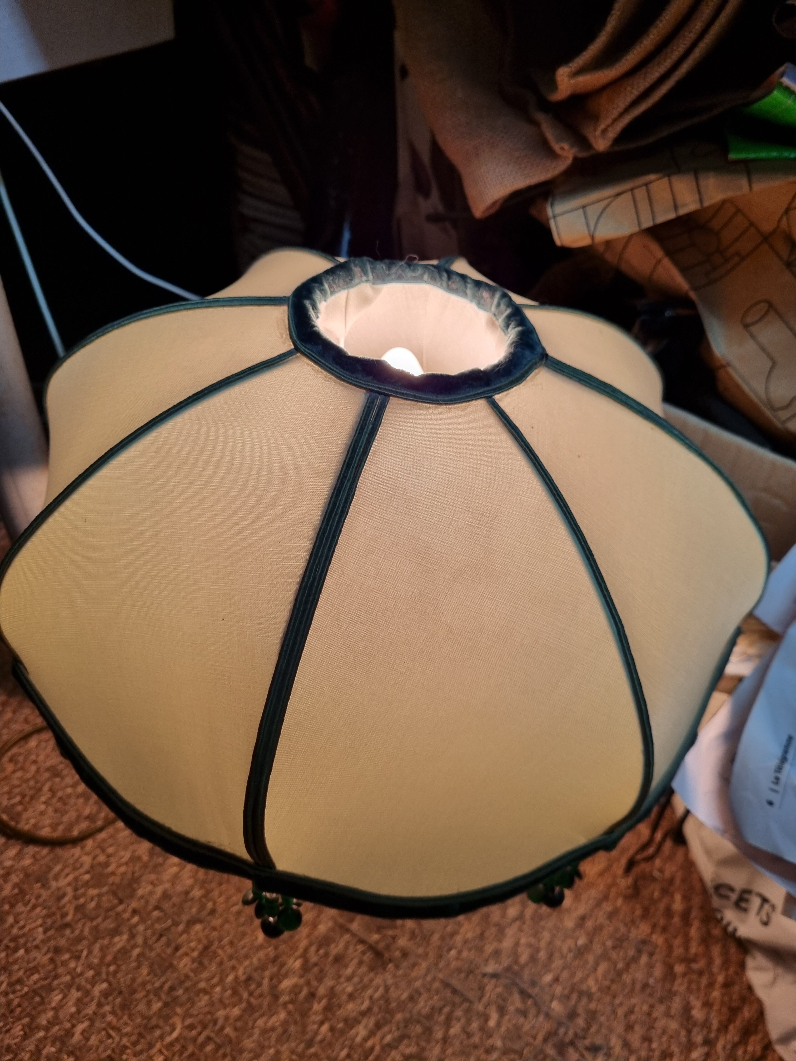 Blown glass lamp André Naudy 1920