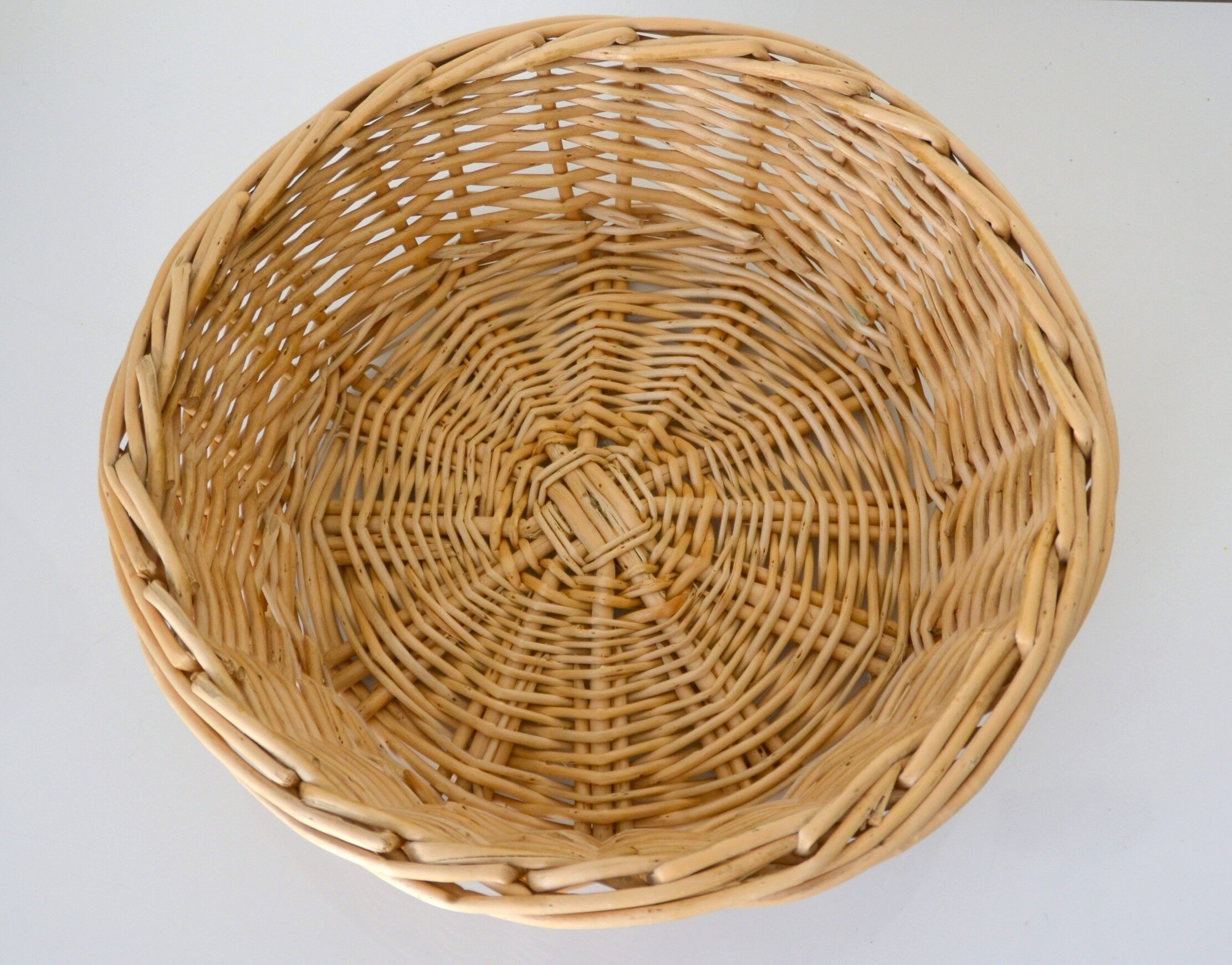 Round basket Wicker bread, fruit... "box"