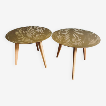 Pair of Sentou side tables