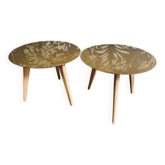 Pair of Sentou side tables